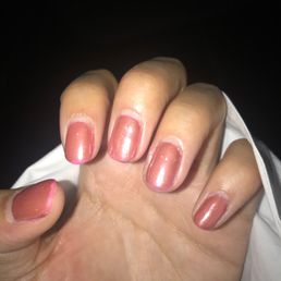 Chipped chrome after 1 week. Not worth the $15 chrome extra or gel nails in general.