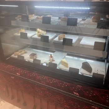 Qatra Cafe - Pastry/cake slices display case. - Coffee & Tea Near Me - Pleasanton, California Qatra Cafe - Pastry/cake slices display case. - Coffee & Tea Near Me - Pleasanton, California