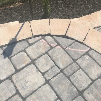 Pro Landscaping - Huge gap between edging and tier of paving - Landscape Architects or Designers Near Me - Ashburn, Virginia Pro Landscaping - Huge gap between edging and tier of paving - Landscape Architects or Designers Near Me - Ashburn, Virginia