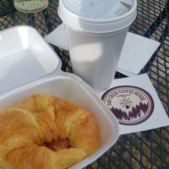 Gap Creek Coffee House - Croissant with egg and bacon - Coffee & Tea Near Me - Cumberland Gap, Tennessee Gap Creek Coffee House - Croissant with egg and bacon - Coffee & Tea Near Me - Cumberland Gap, Tennessee