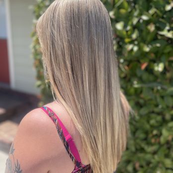 Hair by Courtney Wright - Blonde Balayage - Hair Stylists Near Me Hair by Courtney Wright - Blonde Balayage - Hair Stylists Near Me