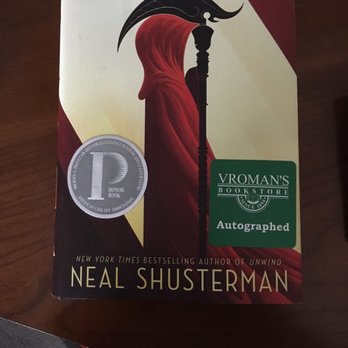 Vroman's Bookstore - Scythe - Neal Shusterman - Autographed Book I bought - Bookstores Near Me - Pasadena, California Vroman's Bookstore - Scythe - Neal Shusterman - Autographed Book I bought - Bookstores Near Me - Pasadena, California