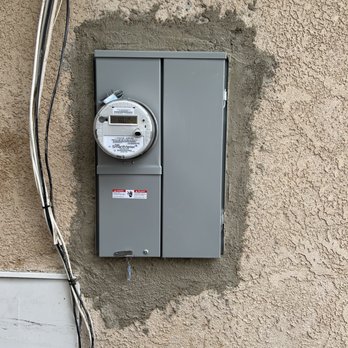 Escobar Electric - main panel replacement on stucco wall - Electricians Near Me - Vacaville, California Escobar Electric - main panel replacement on stucco wall - Electricians Near Me - Vacaville, California