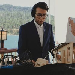 Toasts and Bells - Shaun DJing at The Pines Resort in Bass Lake, CA