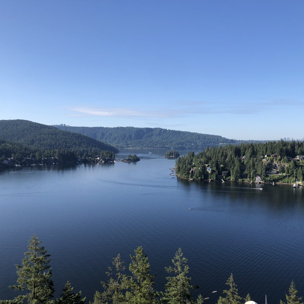 Quarry Rock - View of SFU and Burnaby Mountain~ (looking S) - Hiking Near Me - North Vancouver, British Columbia Quarry Rock - View of SFU and Burnaby Mountain~ (looking S) - Hiking Near Me - North Vancouver, British Columbia