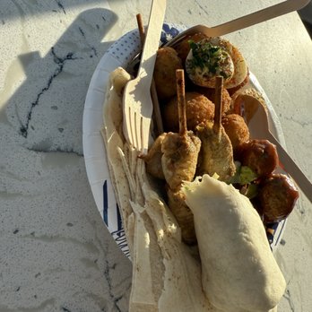 Windsor Premier Cruises - Sandwich wrap, chicken on stick, meatballs potato balls nachos with  cheese - Boat Charters Near Me - Windsor, Ontario