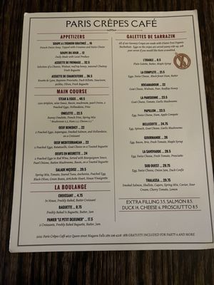 Menu photo 5 Paris Crepes Cafe Niagara Falls, ON Menu photo 5 Paris Crepes Cafe Niagara Falls, ON