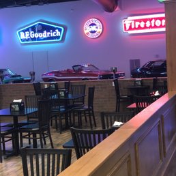 Dining Area with cars
