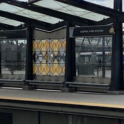 Central Park Station - Glass color attractive.