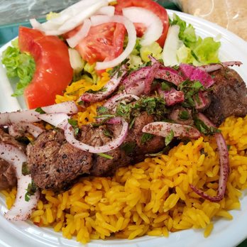 La Pita - Lamb Kebob Platter - Lebanese Near Me - Tampa, Florida La Pita - Lamb Kebob Platter - Lebanese Near Me - Tampa, Florida
