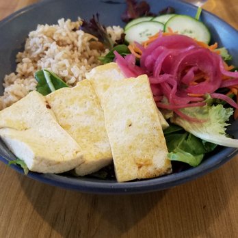 Short Grain - Tofu Grain Bowl over Brown Rice - Coffee & Tea Near Me - Jersey City, New Jersey Short Grain - Tofu Grain Bowl over Brown Rice - Coffee & Tea Near Me - Jersey City, New Jersey