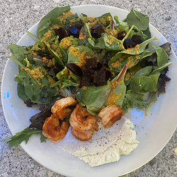 Jekyll Brewing - Beet Salad with grilled Shrimp - Breweries Near Me - Jacksonville Beach, Florida Jekyll Brewing - Beet Salad with grilled Shrimp - Breweries Near Me - Jacksonville Beach, Florida