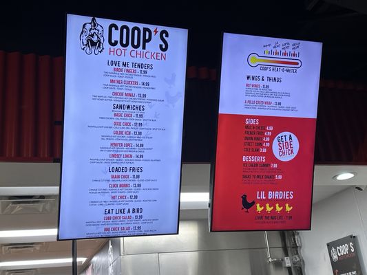 Menu photo 3 Coop's Hot Chicken Conroe, TX