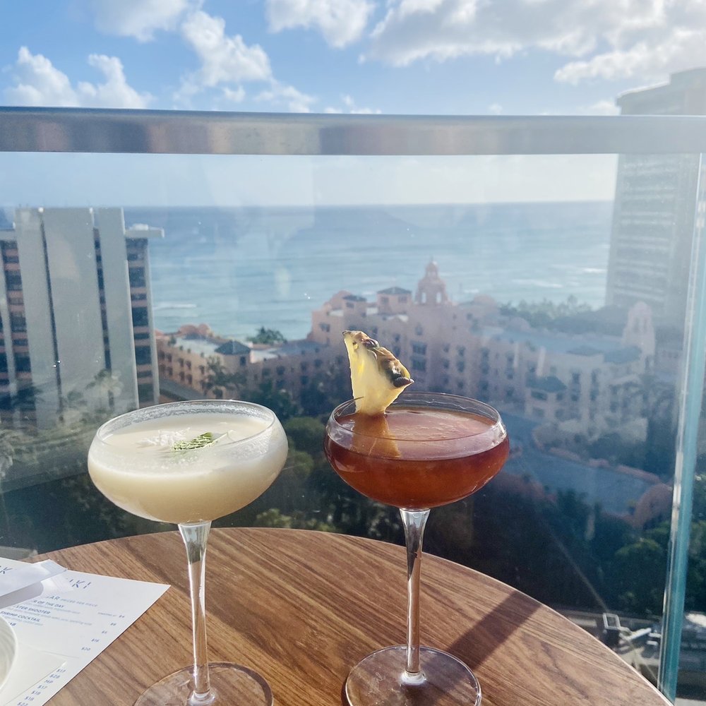 SKY Waikiki - Coconut girl & mai tai - Seafood Near Me - Honolulu, Hawaii