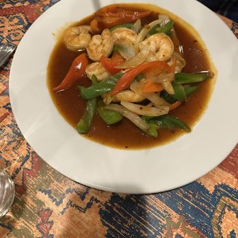 Thai star - Pad Prik with shrimp - Thai Near Me - Durham, North Carolina