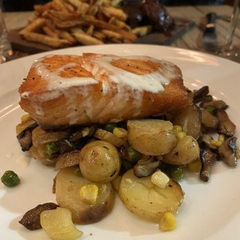 Bin 14 - Pan Roasted Salmon - Wine Bars Near Me - Hoboken, New Jersey