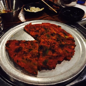 Jongro BBQ - kimchi pancake - Korean Near Me - New York, New York