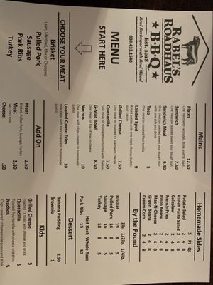 Menu photo 6 Rabel’s Roadhaus BBQ La Vernia, TX