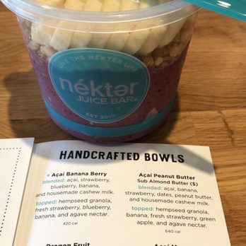 Nekter Juice Bar - Berry Banana Burst Bowl - Juice Bars & Smoothies Near Me - MODESTO, California Nekter Juice Bar - Berry Banana Burst Bowl - Juice Bars & Smoothies Near Me - MODESTO, California