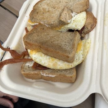 Stillwell's Bakery & Cafe - Breakfast sandwich on rye - Bakeries Near Me - Wailuku, Hawaii Stillwell's Bakery & Cafe - Breakfast sandwich on rye - Bakeries Near Me - Wailuku, Hawaii