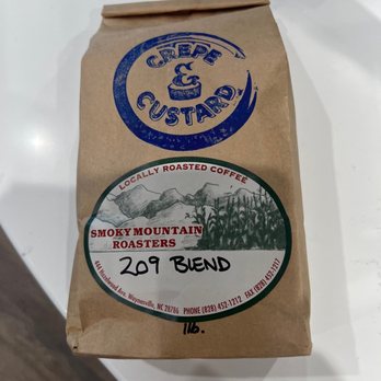 Crepe & Custard - a bag of coffee - Creperies Near Me - Lake Junaluska, North Carolina
