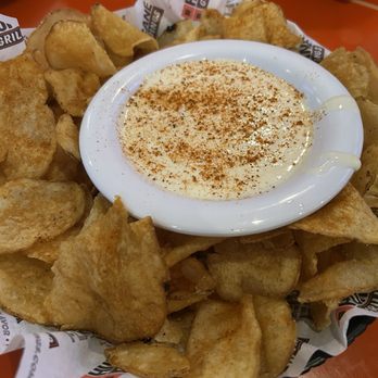 Hurricane Grill & Wings - Old Bay Kettle Chips & Queso - Chicken Wings Near Me - Jacksonville, Florida