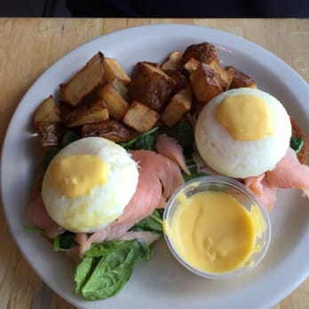 Ardmore Station Cafe - Salmon eggs Benedict - Breakfast & Brunch Near Me - Ardmore, Pennsylvania