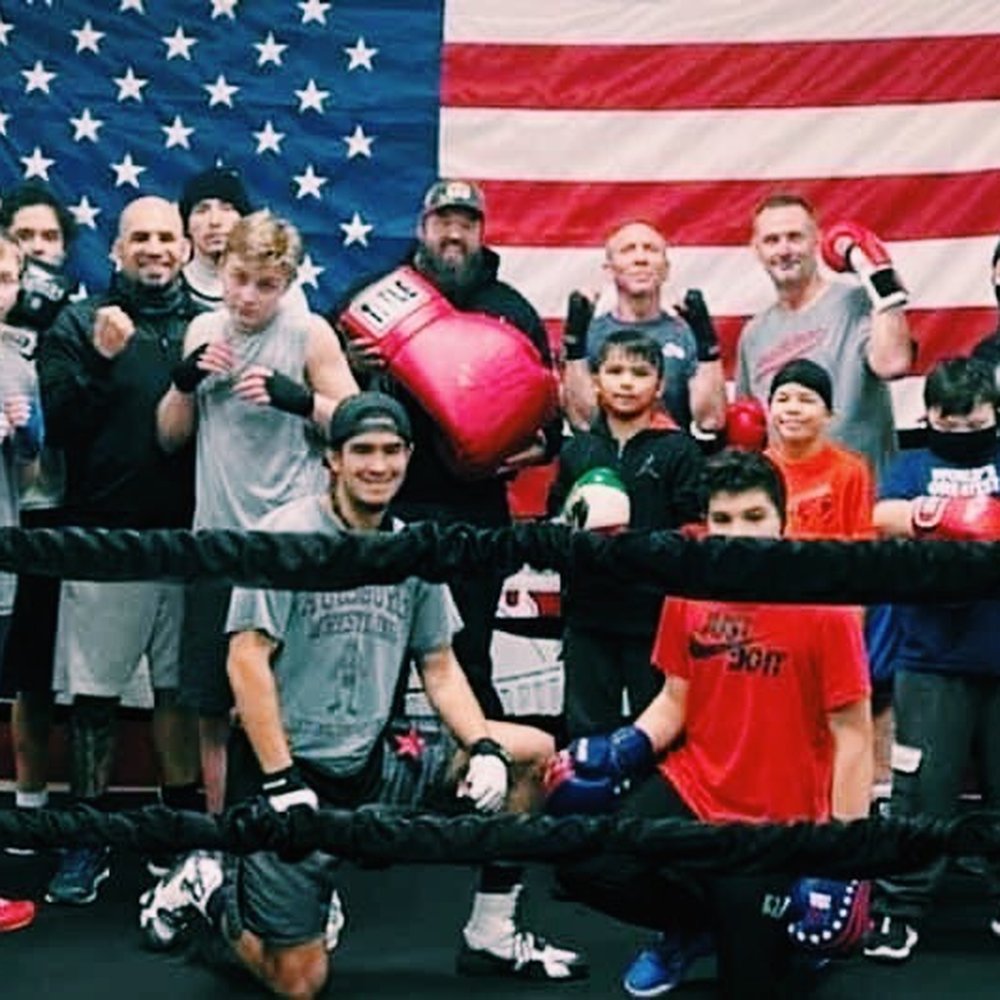 Bemidji Boxing Club - Team Photo with sponsor - Boxing Near Me - Bemidji, Minnesota Bemidji Boxing Club - Team Photo with sponsor - Boxing Near Me - Bemidji, Minnesota