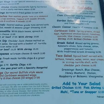 Schooner Wharf Bar - Menu - Seafood Near Me - Key West, Florida Schooner Wharf Bar - Menu - Seafood Near Me - Key West, Florida