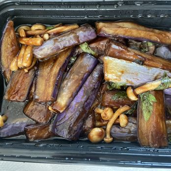 Tasty Noodle House - 143. Eggplant and Mushroom with Basil - Shanghainese Near Me - Irvine, California
