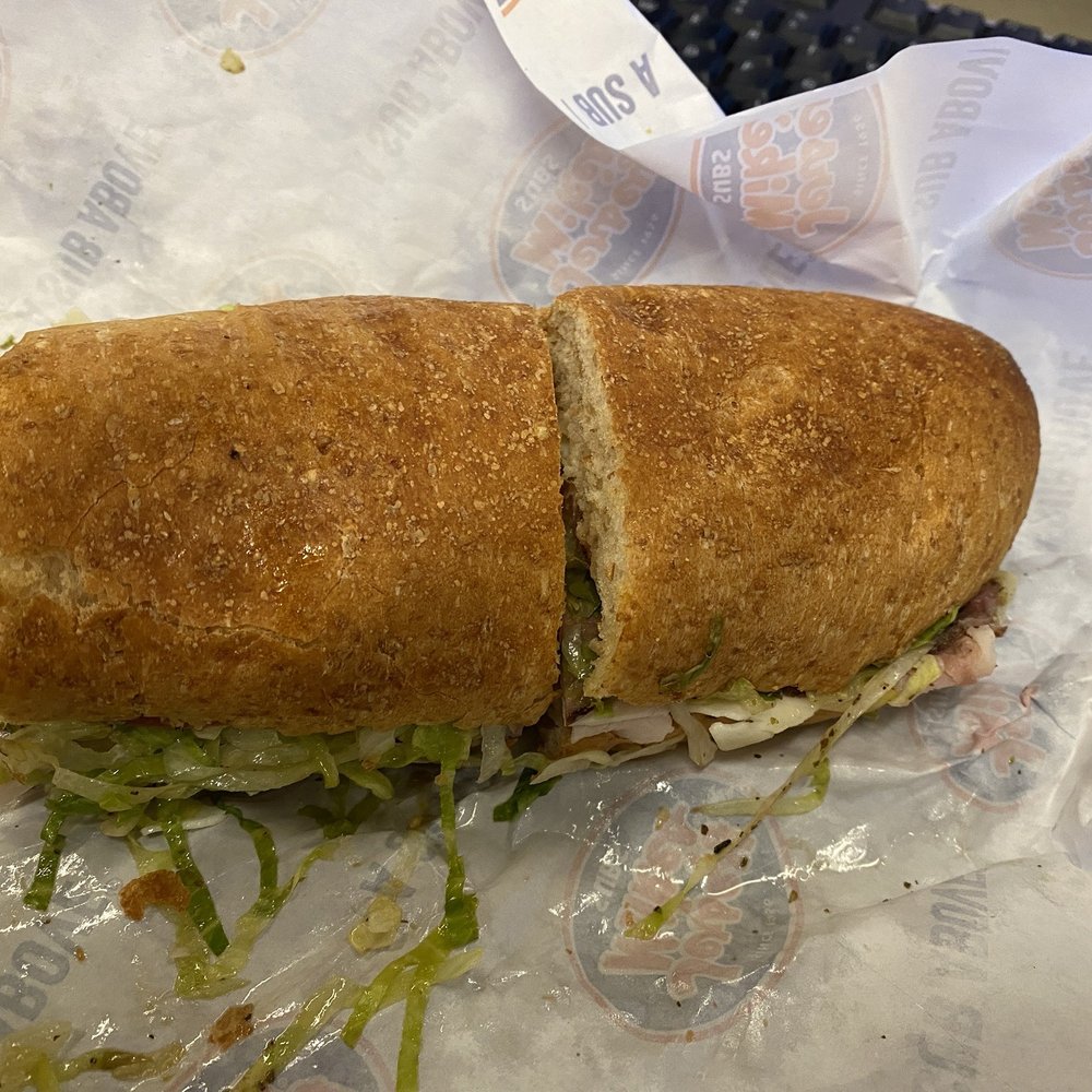 Half of a ##6 Roast Beef and Provolone