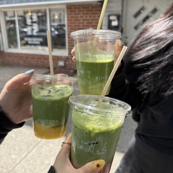 Kijitora - Mango matcha and strawberry matcha - Coffee & Tea Near Me - Brooklyn, New York Kijitora - Mango matcha and strawberry matcha - Coffee & Tea Near Me - Brooklyn, New York