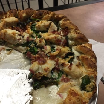 Bravo Pizza Plus - Spinach Parmesan chicken pizza. Amazingness on a plate. - Pizza Near Me - Atascadero, California Bravo Pizza Plus - Spinach Parmesan chicken pizza. Amazingness on a plate. - Pizza Near Me - Atascadero, California
