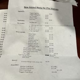 Menu Menu