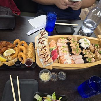 Ahi & Vegetable - Kapalama - Variety of sushi and fried pupu - Japanese Near Me - Honolulu, Hawaii