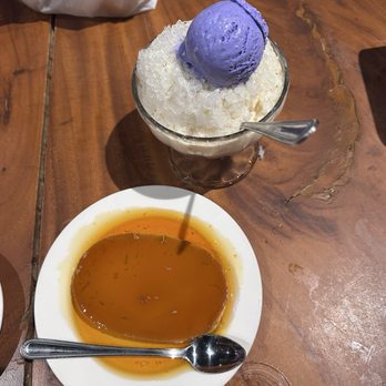 Isla Grand - Leche flan and halo halo - Filipino Near Me - Pleasant Hill, California