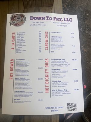 Menu photo 1 Down To Fry West Bath, ME