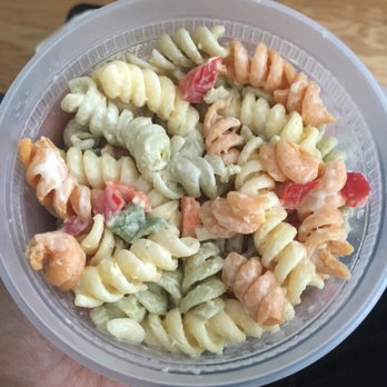 Cafe X-Press - Side of pasta salad with vegetables (barely) It was sour so I gave it 3 stars - Breakfast & Brunch Near Me - Bethesda, Maryland