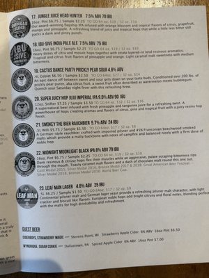 Menu photo 5 Fat Head's Brewery Canton, OH