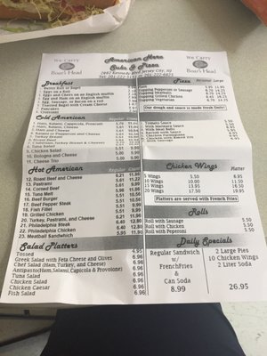 Menu photo 7 American Hero Jersey City, NJ Menu photo 7 American Hero Jersey City, NJ
