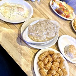 Hi-Joy Bowl - Biscuits & gravy breakfast $15, all good but sausage gravy tasted like processed canned, disappointing.