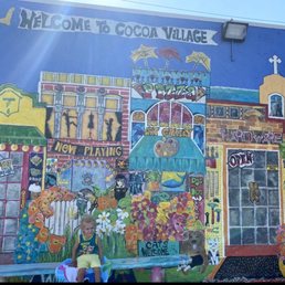 A mural in Cocoa Village. A mural in Cocoa Village.