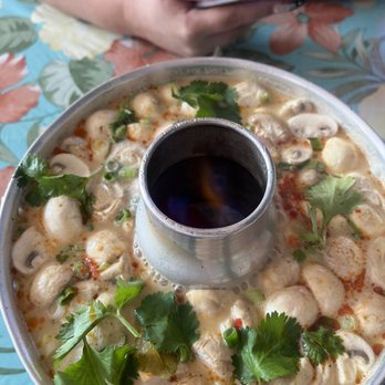 Thai Table - Tom Kha Shrimp Coconut Soup extra extra mushroom - Thai Near Me - Berkeley, California Thai Table - Tom Kha Shrimp Coconut Soup extra extra mushroom - Thai Near Me - Berkeley, California