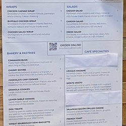 DTown Cafe - Menu