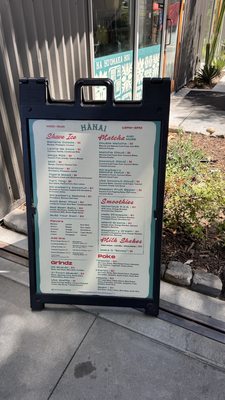 Menu photo 1 Hanai Sacramento, CA