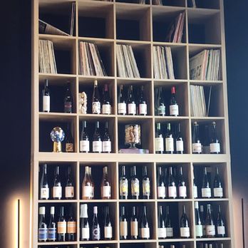 Vinyl Wine Bar & Shop - Wall of wine and albums - Wine Bars Near Me - Alameda, California Vinyl Wine Bar & Shop - Wall of wine and albums - Wine Bars Near Me - Alameda, California
