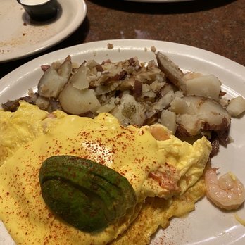 Huckleberry's - The Louisiana Omelet - Breakfast & Brunch Near Me - Modesto, California Huckleberry's - The Louisiana Omelet - Breakfast & Brunch Near Me - Modesto, California
