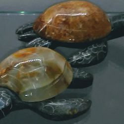 Color Me Carolina - Hand carved sea turtles - so pretty!
