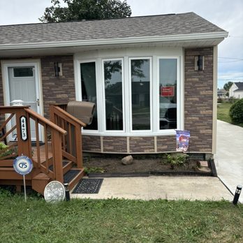 NWO Renovation - New Sunrise Windows and Brick faux Siding - Windows Installation Near Me NWO Renovation - New Sunrise Windows and Brick faux Siding - Windows Installation Near Me