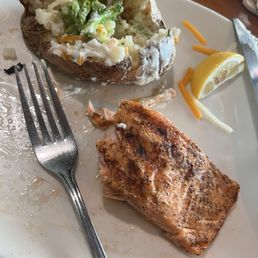 PERFECTLY GRILLED SALMON* Side Baked Potato PERFECTLY GRILLED SALMON* Side Baked Potato